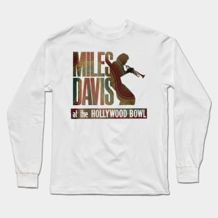 miles davis silhouette Long Sleeve T-Shirt